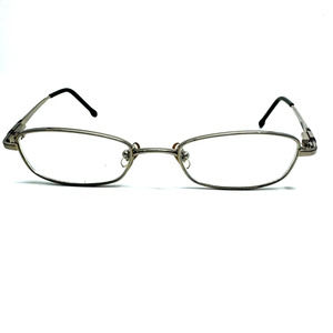 Ray Ban RB 1009T 3014 45-17-135 Shiny Silver Full‎ Rim Eyeglasses Frame H9799